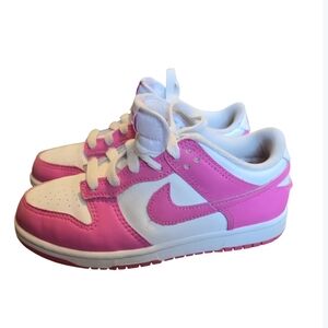 Nike Kids Vibrant Pink and White Shoes